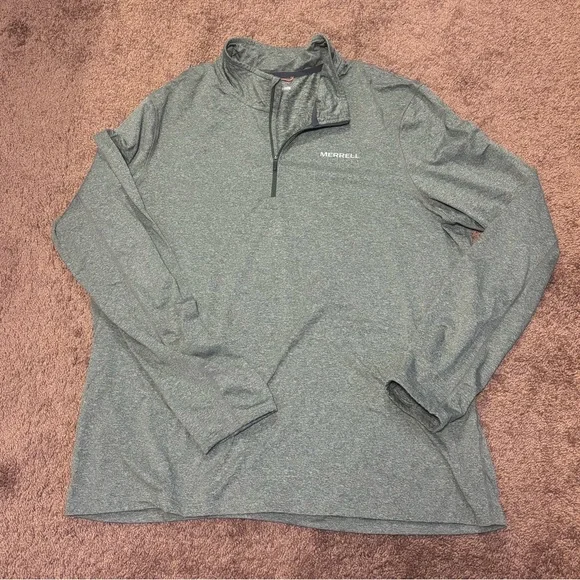 Men’s Merrell Dri-Fit Qtr Zip XL - Picture 1 of 3